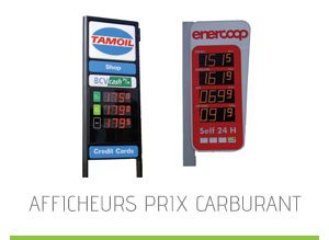 AFFICHEURS-PRIX-CARBURANT