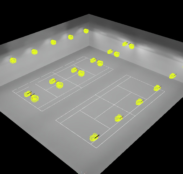 Niveau de Lux et uniformité lumineuse